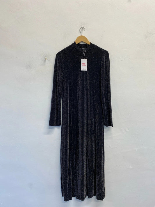 Fabulous Monki Evior sparkly maxi jumper dress UkM New JR001