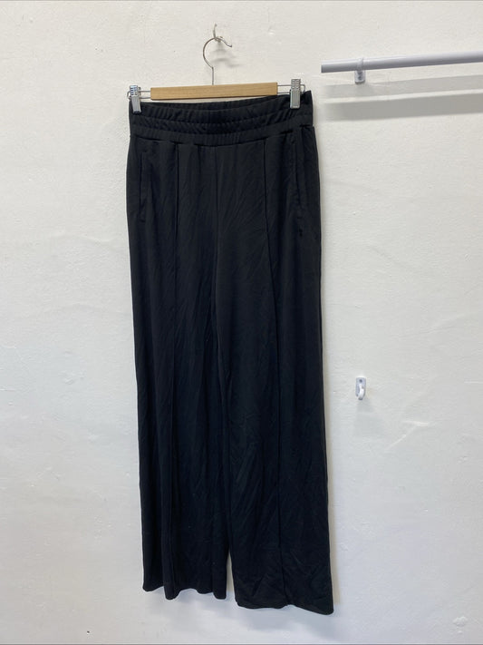 Sweaty Betty London wide leg trousers UkS Black Recycled Polyester EC001