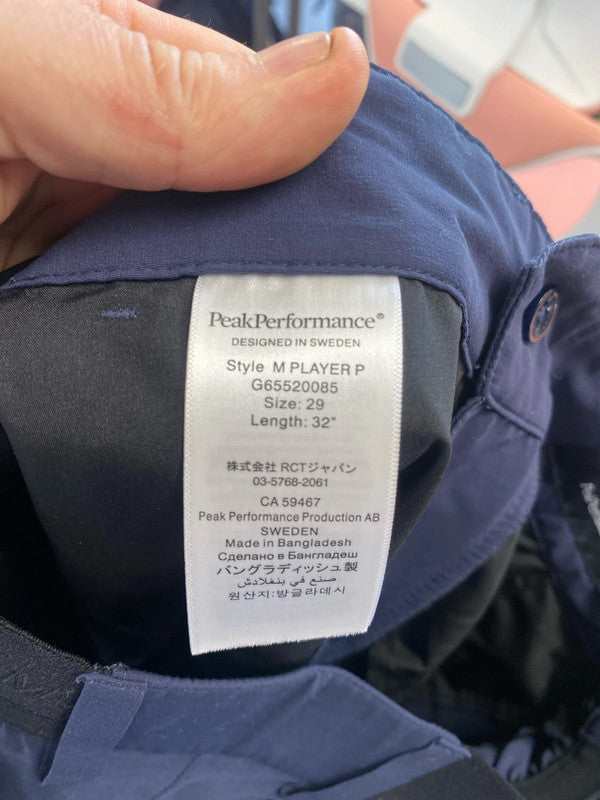 Peak performance M Player P navy hiking trousers 29/32 CN001