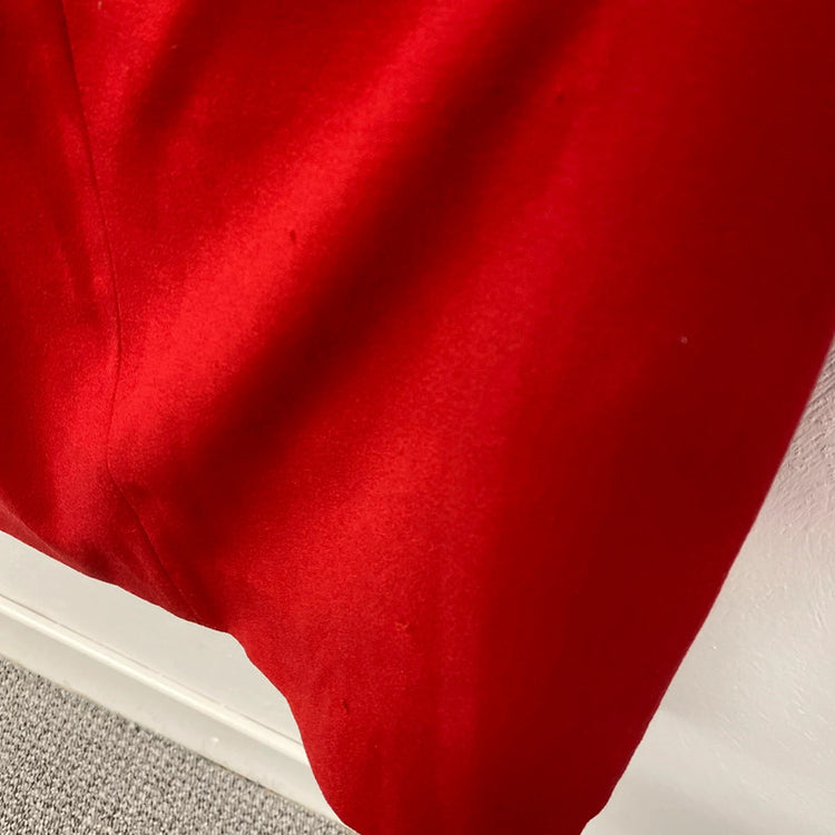 Fabulous Bombshell London confidence dress sultry red Uk12 TC002