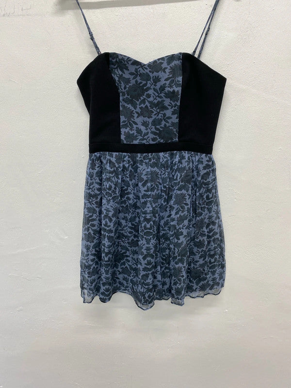 Fabulous Y2K Naf Naf silk blend dress Uk12 party fun JB003