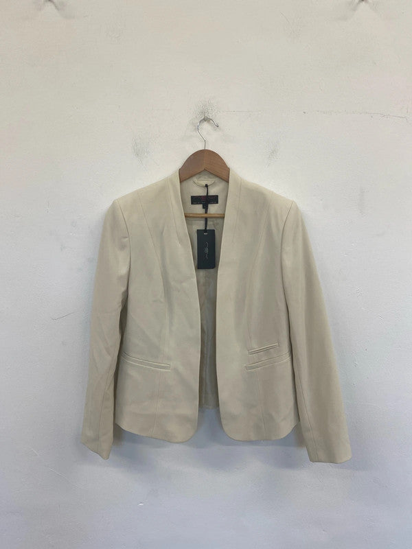 New Look Chic Cream Blazer UK 14 AO001