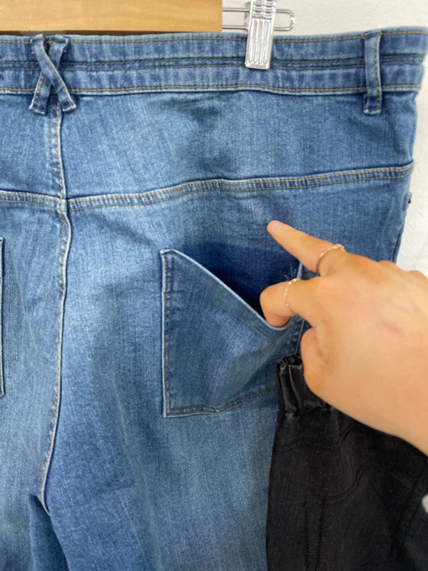 Fabulous woman’s duo uk 20 denim trousers SimplyBe YesYes #61 NC001