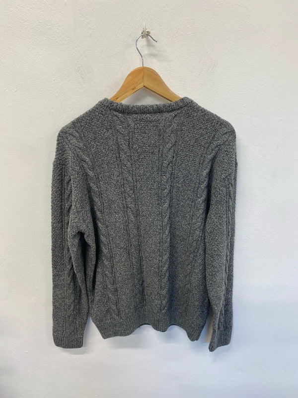 Classic Hollister mark cable knit jumper L KM004