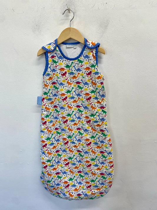 Lovely jojo maman Bebe dino sleep sack UK 6-18m CJ001