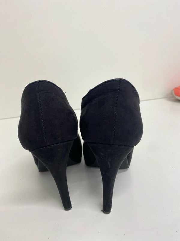 Fabulous Next high stiletto booties Uk4.5 faux suede GK002