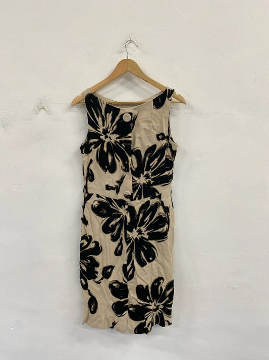 Fabulous Hobbs linen floral dress uk 12 LD001