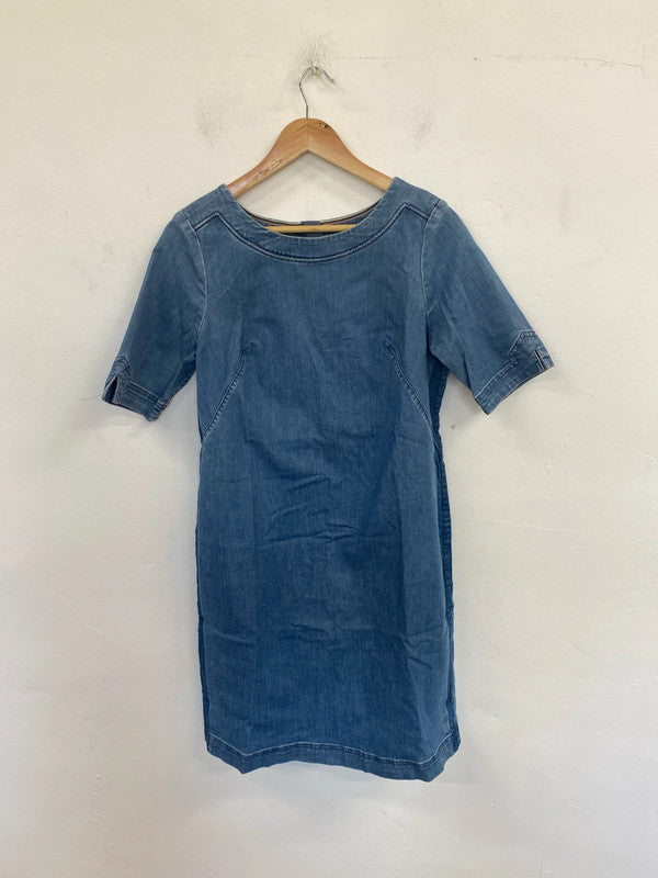 Boden Chic Denim Mini Dress UK 12 EL001