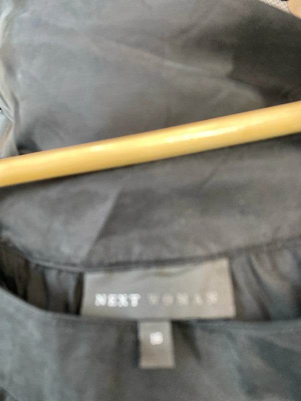 Fabulous Next Tunic dress slinky Uk 16 black classic KM003