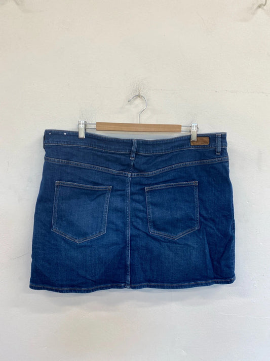 FatFace Chic Hope Denim Mini Skirt UK 18 KN002