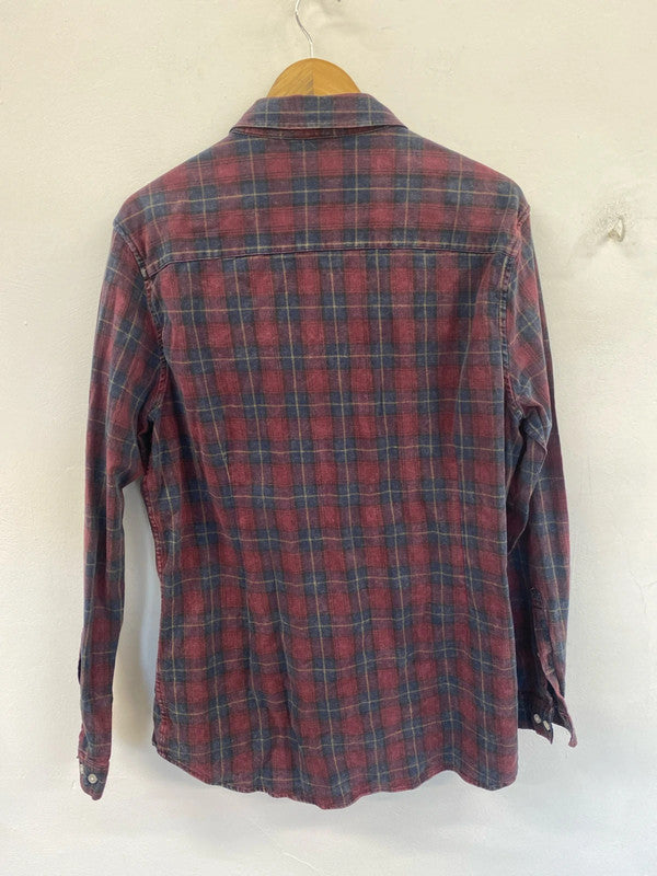 Classic ASOS men’s check shirt washed look XXL FE001