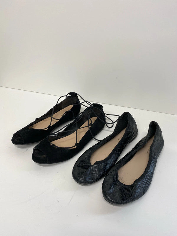Fabulous duo of ballet pumps New look black UK6 #5 NC001