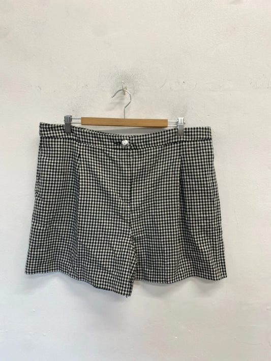 Gorgeous tu houndstooth shorts cute office UK 18 LB010