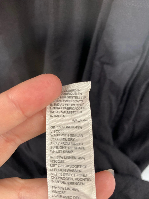 FatFace Stylish Black Shirt Dress UK 12 NN001