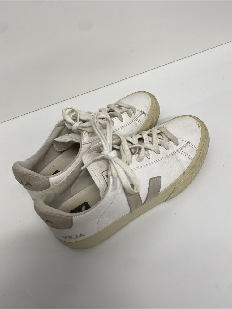 Lovely Veja Campo White Trainers UK 6 CJ001
