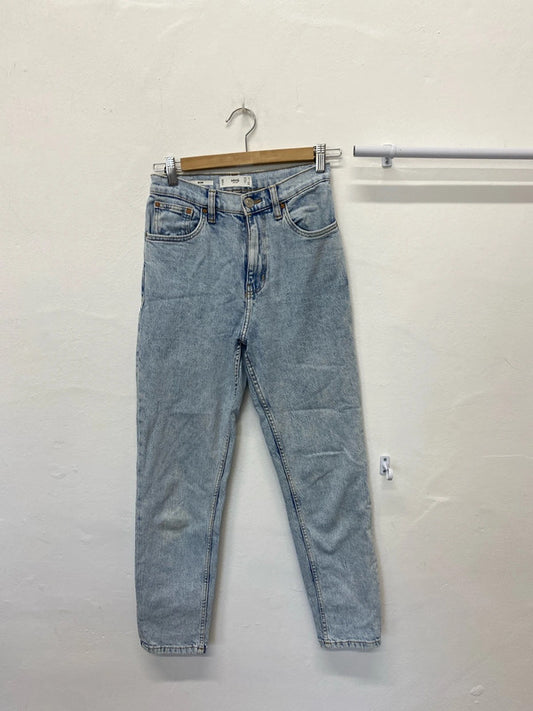 Fabulous Mango Tapered acid wash jeans UK6 HDR01