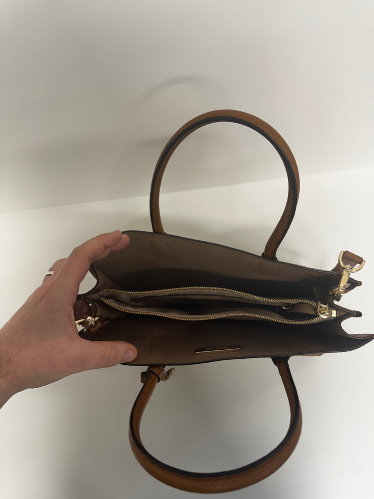 Michael Kors Tan Mercer leather tote pebbled strap EW004