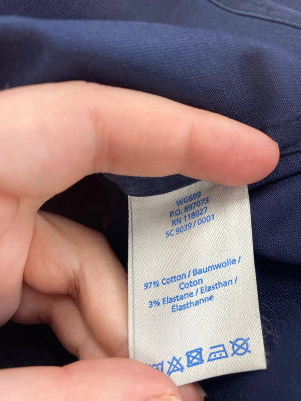 Boden Fab Navy Knee Length Canvas Skirt UK 14L LW005