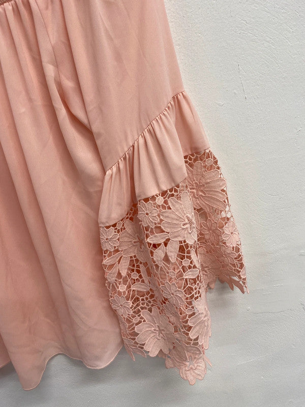 Stunning Joseph ribkoff blush pink gypsy Bardot top UK 10 KM004