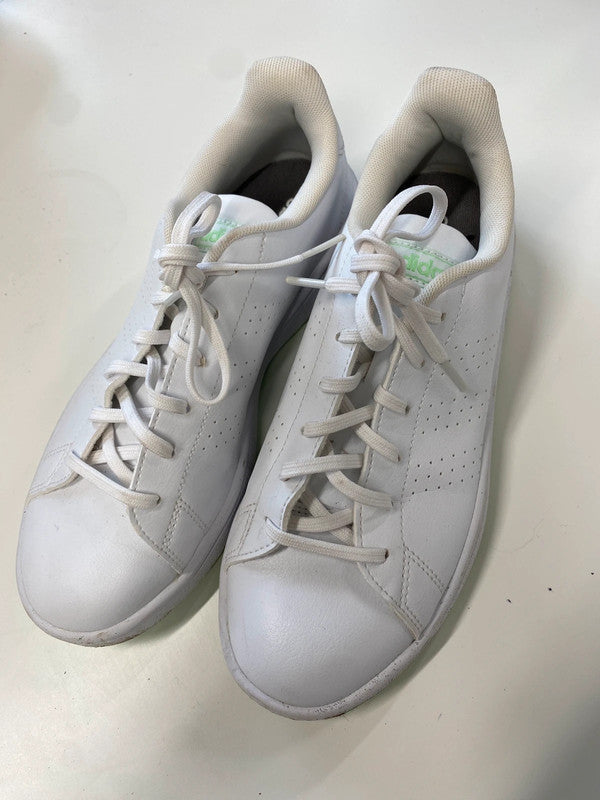 Fabulous adidas advantage white green trainers UK 5.5 NC001