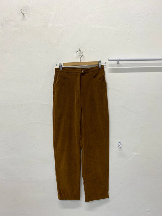 Fabulous cottage core 1980’s vintage moleskin trousers Uk10/12 MM005