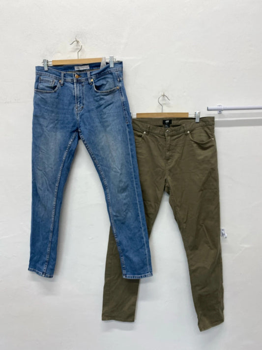 Duo of Men’s Jeans & Chinos 31/31 & H&M chinos 32/31 #2 JA001