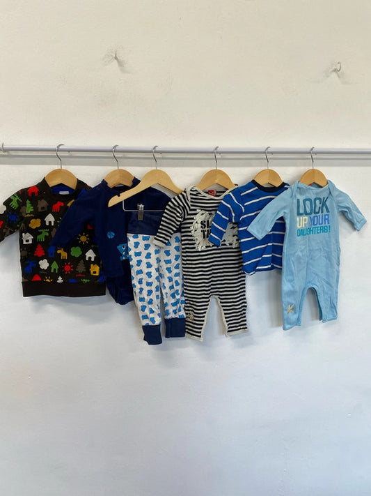 Fun and adorable Boys bundle Polarn O.Pyret No Added Sugar #5 age 4-6 months JP001