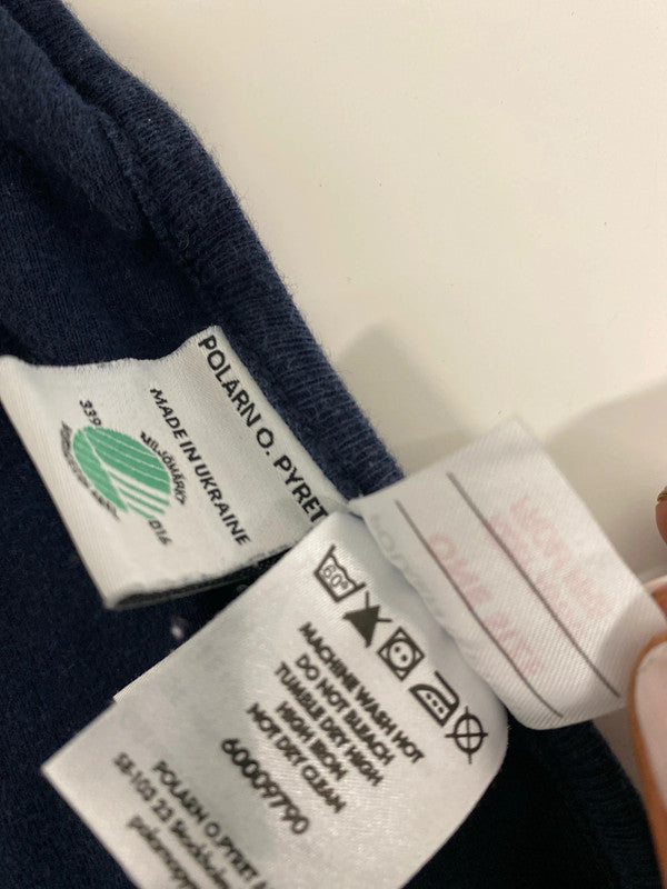 Fabulous Polarn O. pyret navy striped blanket mat JP00