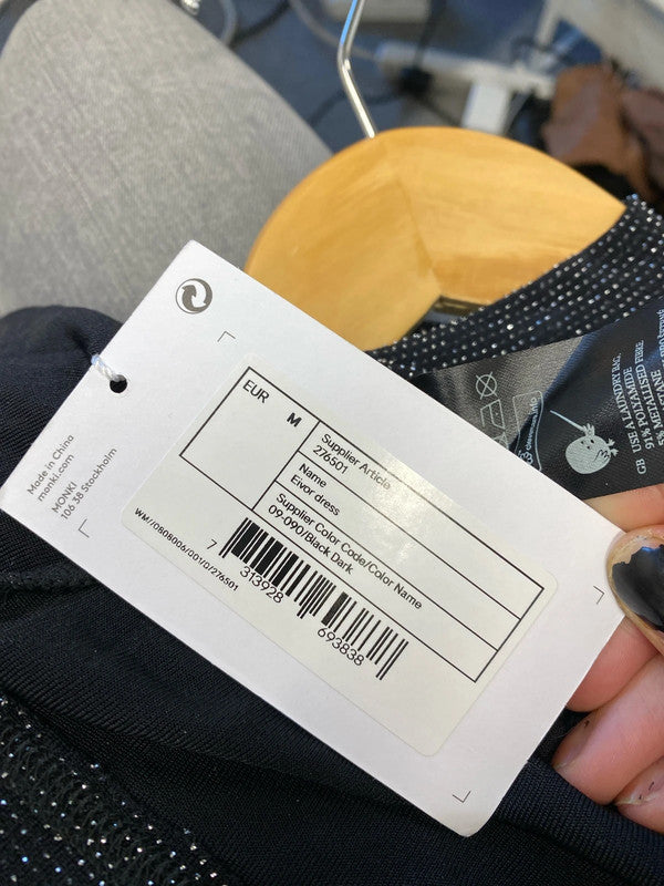 Fabulous Monki Evior sparkly maxi jumper dress UkM New JR001