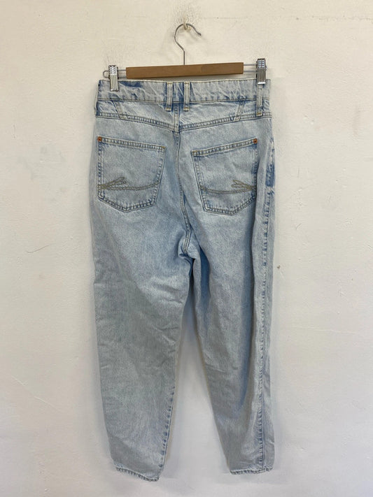 River Island Trendy Light Blue Boyfriend Jeans UK 10 LN001