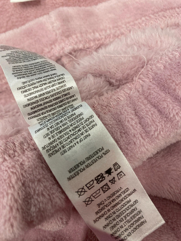 Fabulous mauve pink fleece pyjamas super cosy Uk18/20 CR002