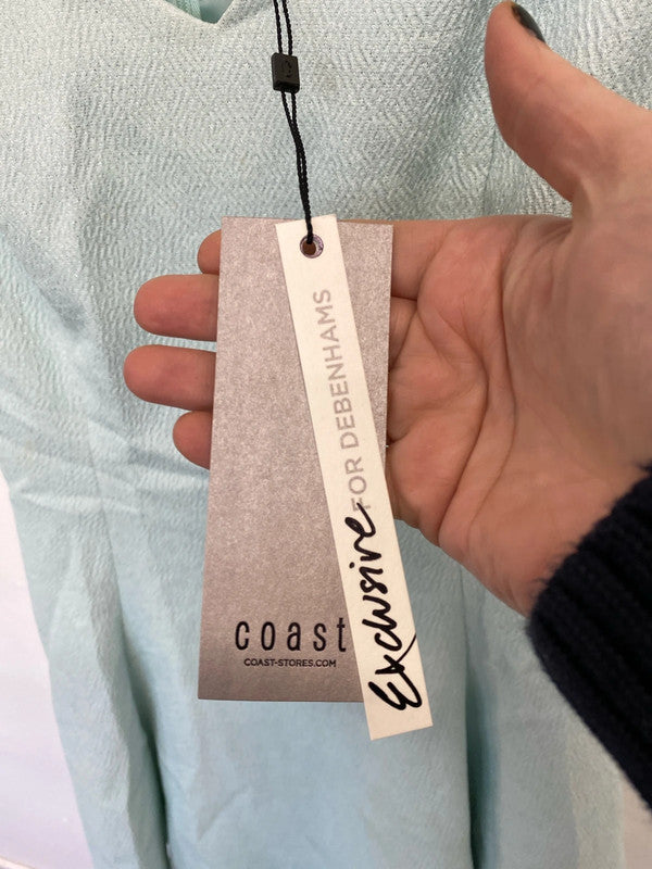 Fabulous Coast Ava Fit & flare Mint occasion dress Uk14 New JR001