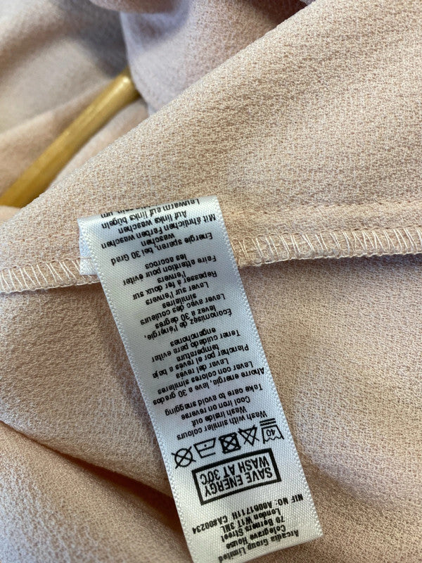 Fabulous Rose pink open front Lagenlook jacket UkXL Wallis IZ001