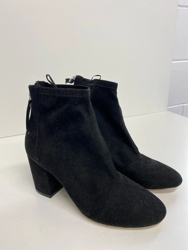 Fabulous New Black Ankle boots faux Suede Uk5 H&M KM003