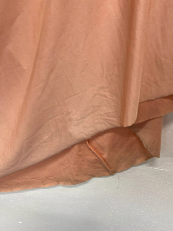 Fabulous Eliza & Ethan peach maxi dress with boob modesty tube Uk14-20 CR002