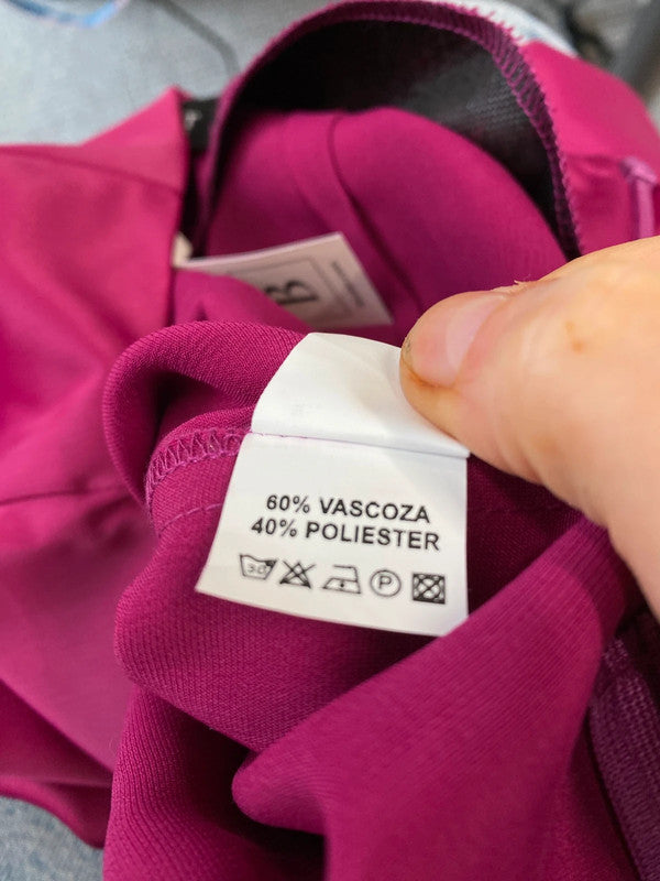 Fabulous Bluzat Cerise pink formal party trousers Uk10/12 SS002