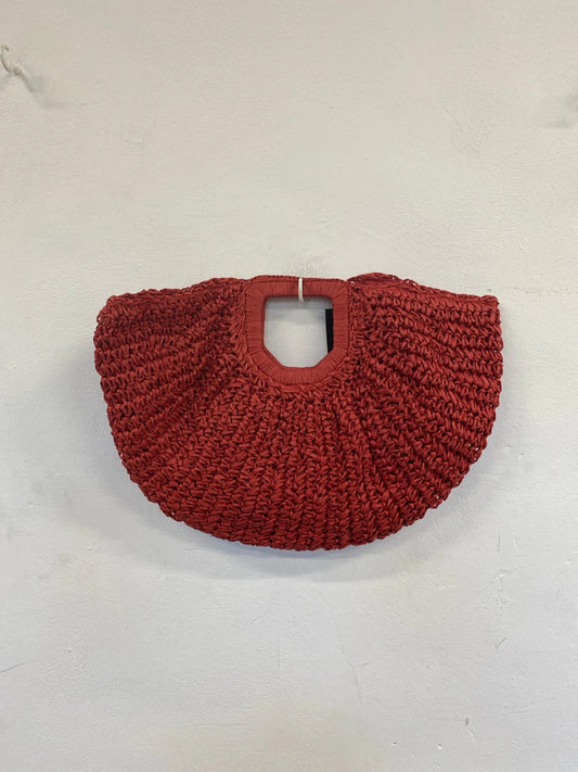 Shein Stylish Red Raffia Beach Bag LK009