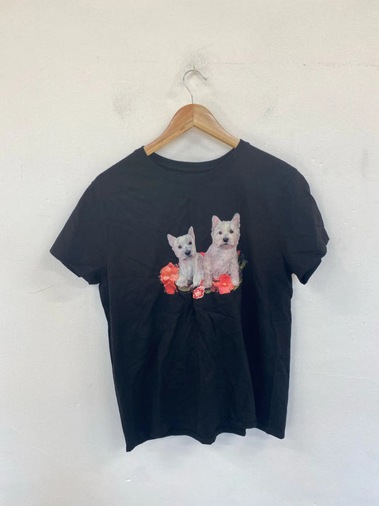Hanes Adorable Westie Dog Tshirt Size L LW005