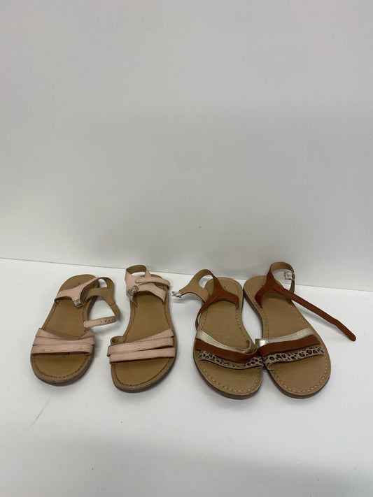Fabulous Bundle of Girls M&S leather sandals classics Uk3 #18 MA003