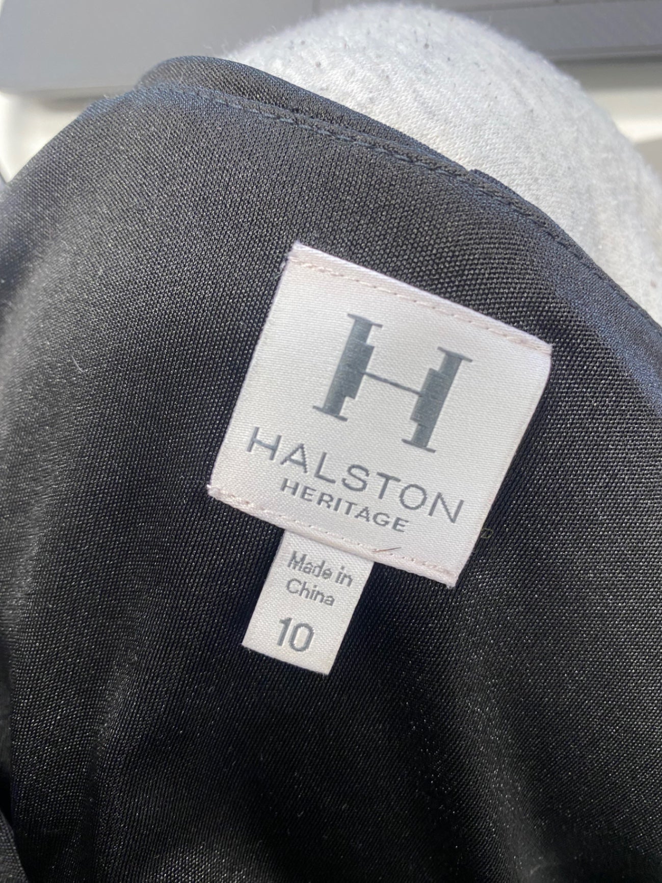 Stunning Halston Heritage Midi Dress UK 10 Black sex in the city Carrie Bradshaw SD553