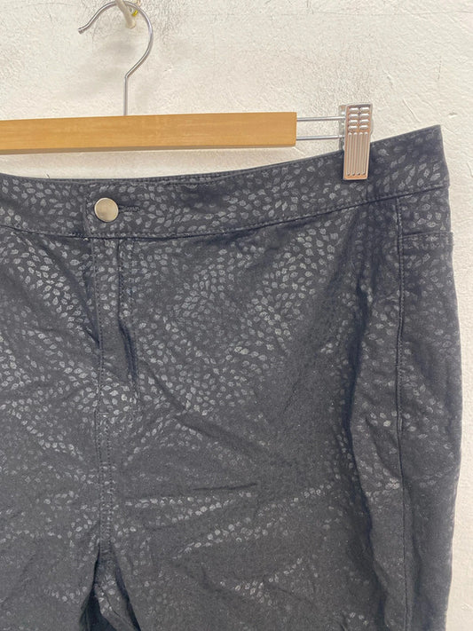 Lovely sparkly tu black shimmer spotted skinny jeans UK 20 RG021