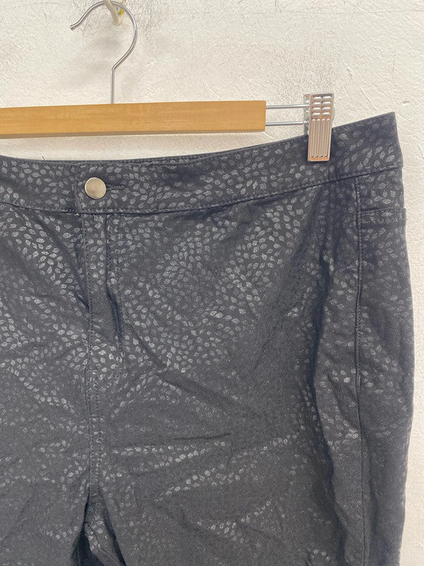 Lovely sparkly tu black shimmer spotted skinny jeans UK 20 RG021