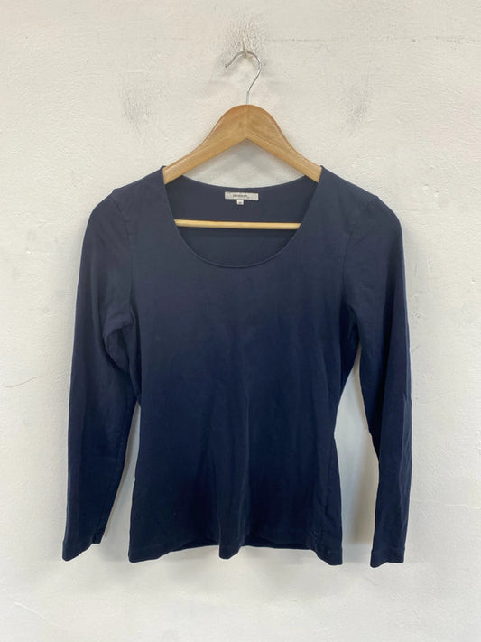 Sandwich_ Chic Navy Long Sleeve Top Size M MM005