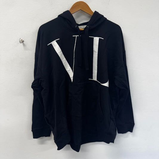 Valentino logo hoodie L black men’s LL003