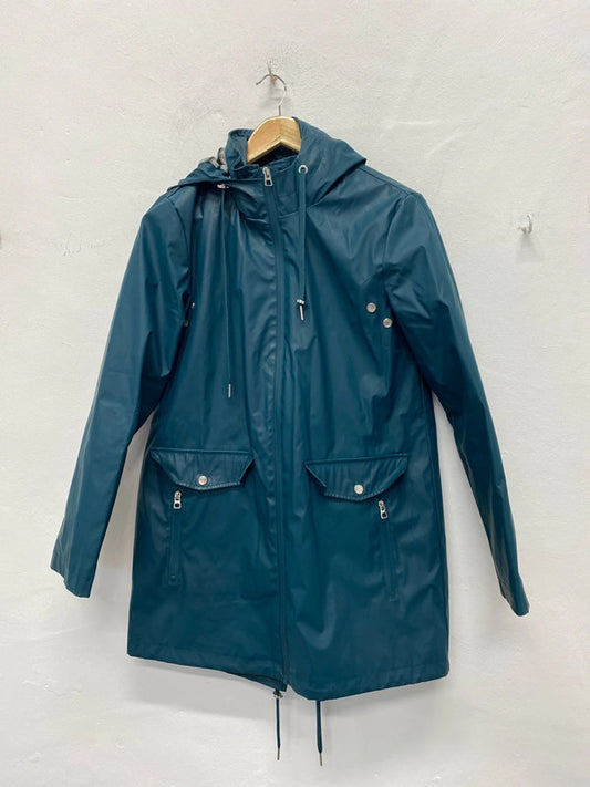 Fabulous deep forest green Mac waterproof from F&F Uk10 JA002