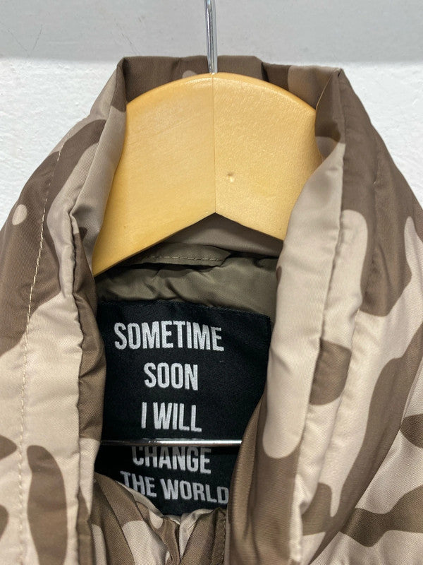 Fabulous Sometime I will change the world  Camo boys jacket Uk10 JP001