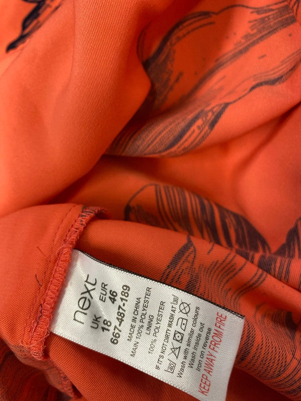 Fabulous Duo of summer dresses bright corals from Next F&F Uk18 #6 CR002