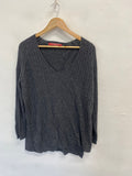 Stunning Marina Sport knit Sweater UK 16/18 Dark Grey SO560