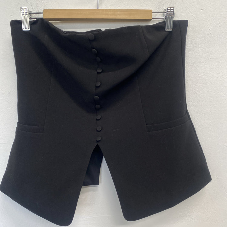 Lovely Anthropologie Black Bandeau Top UK 12 SS002