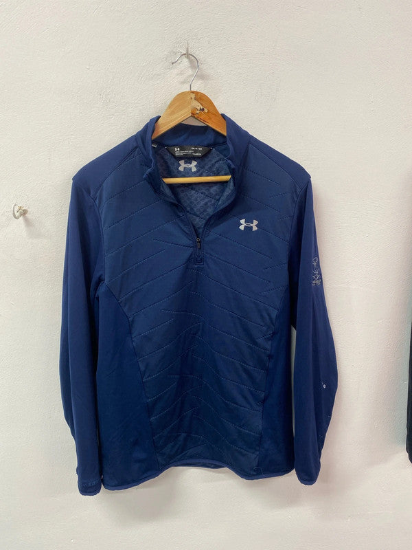 Duo of Golf 1/4 zips Nike Under Armour S Black Navy #1 CN001